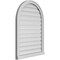 Ekena Millwork Round Top Surface Mount PVC Gable Vent: Functional, w/ 2"W x 2"P Brickmould Sill Frame, 26"W x 36"H GVPRT26X3603SF - alternate 3